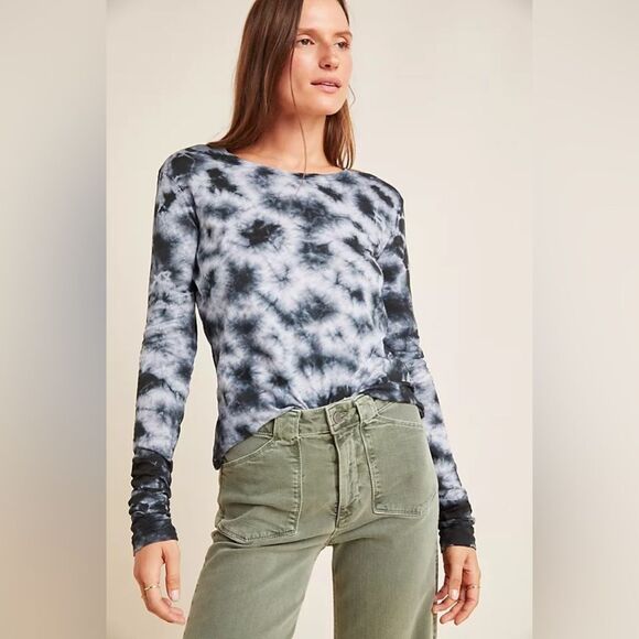 Goldie Tie-Dyed Long-Sleeved Tee (Anthropologie) - Picture 1 of 8